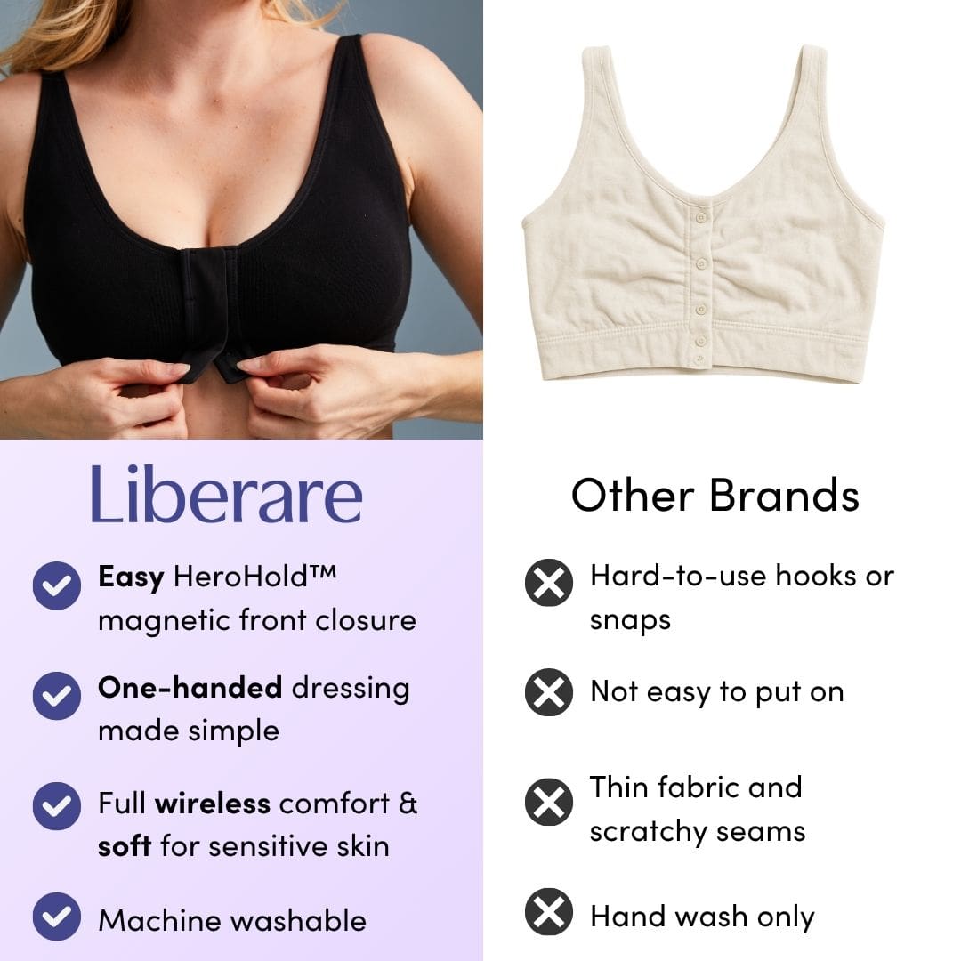Comfort Sculpt Seamless (Front - Closure, Wireless) - Liberare black