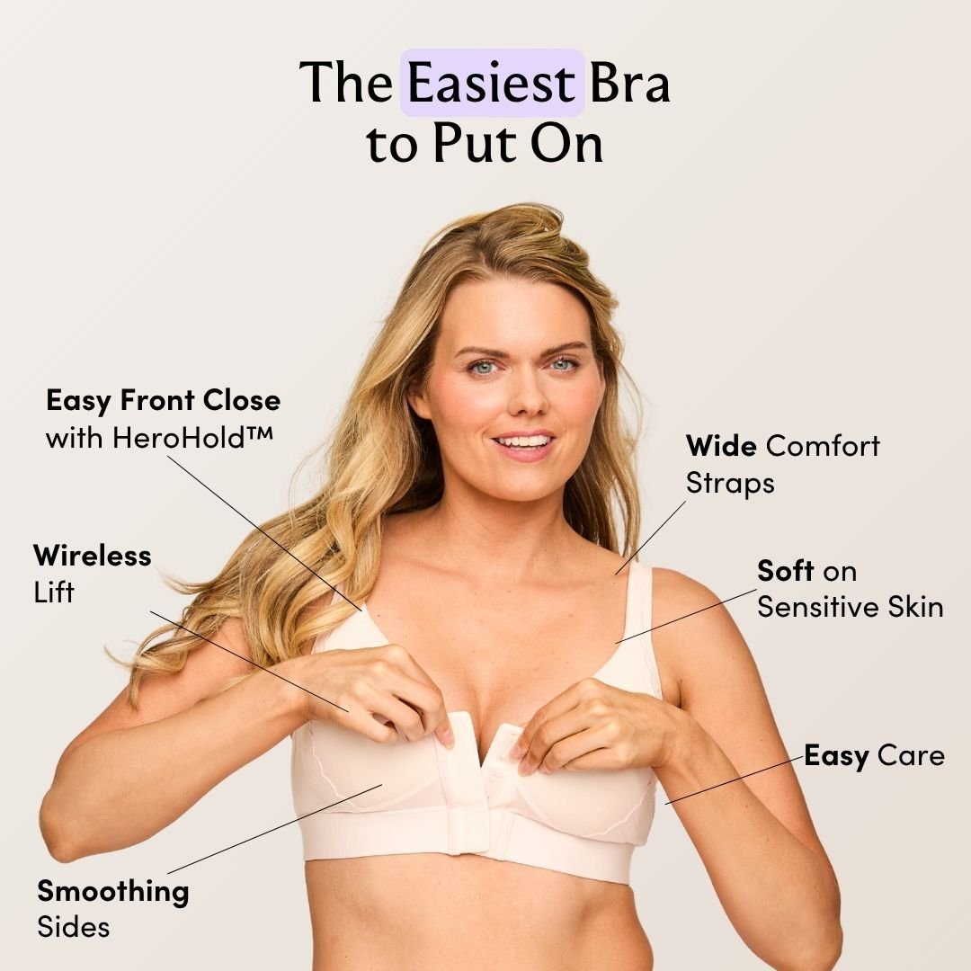All-Day Contour Bra (Front-Closure, Wireless) - Liberare