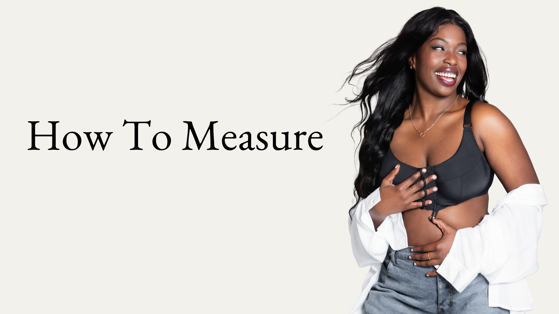 How to measure online bra size video