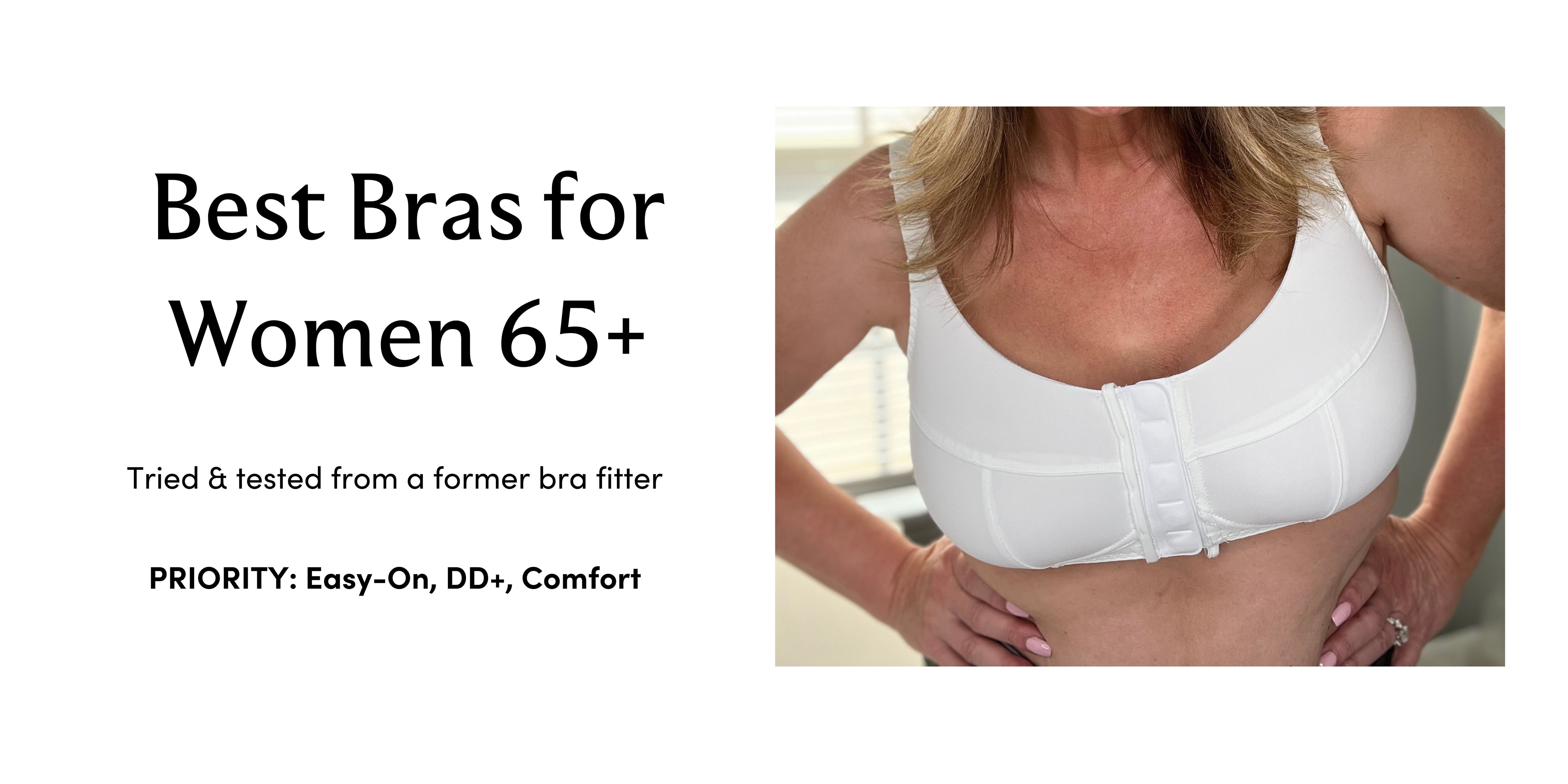 best bras elderly women front-close