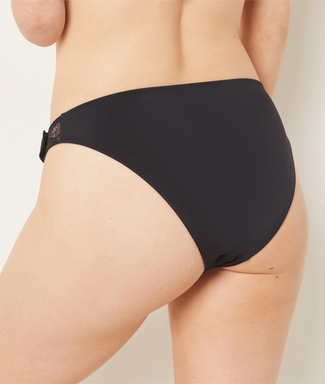 The Everyday Bikini in Black (Side-Opening Underwear with Magnets)