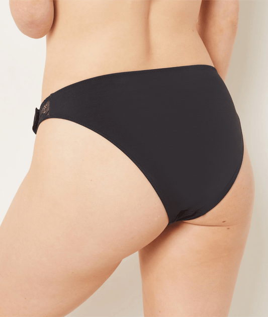 The Everyday Bikini in Black (Side-Opening Underwear with Magnets) - Liberare